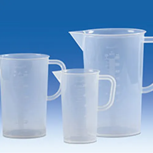 Volume Measurement  Graduated beakers, PP, Raised  scale 1 graduated