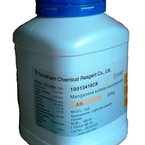 SCRC Manganese (II) Sulfate monohydrate ACS Cat. 10013418Packing : 500 gr  1 manganese_sulfate_monohydrate_cd134_2728_319