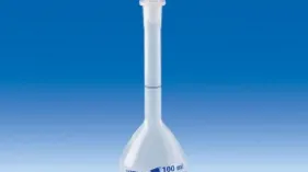 Volumetric flasks PP Class B with  stoppers PP